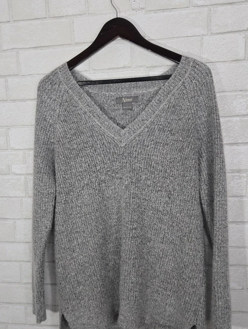 Natural Reflections v-neck sweater